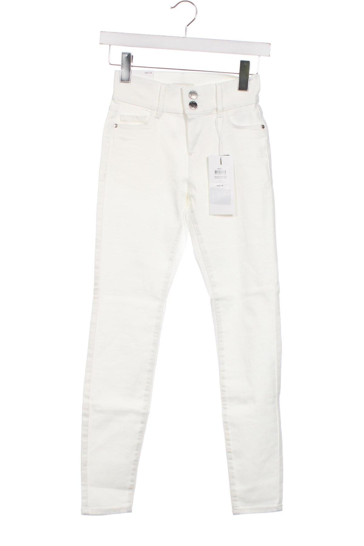 Damen Jeans ONLY, Größe XXS, Farbe Weiß, Preis 35,05 €