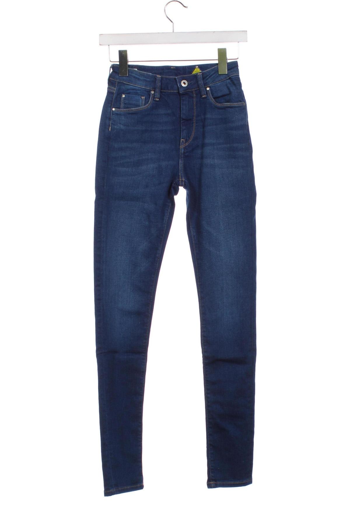Дамски дънки Pepe Jeans, Размер XXS, Цвят Син, Цена 9,66 лв.