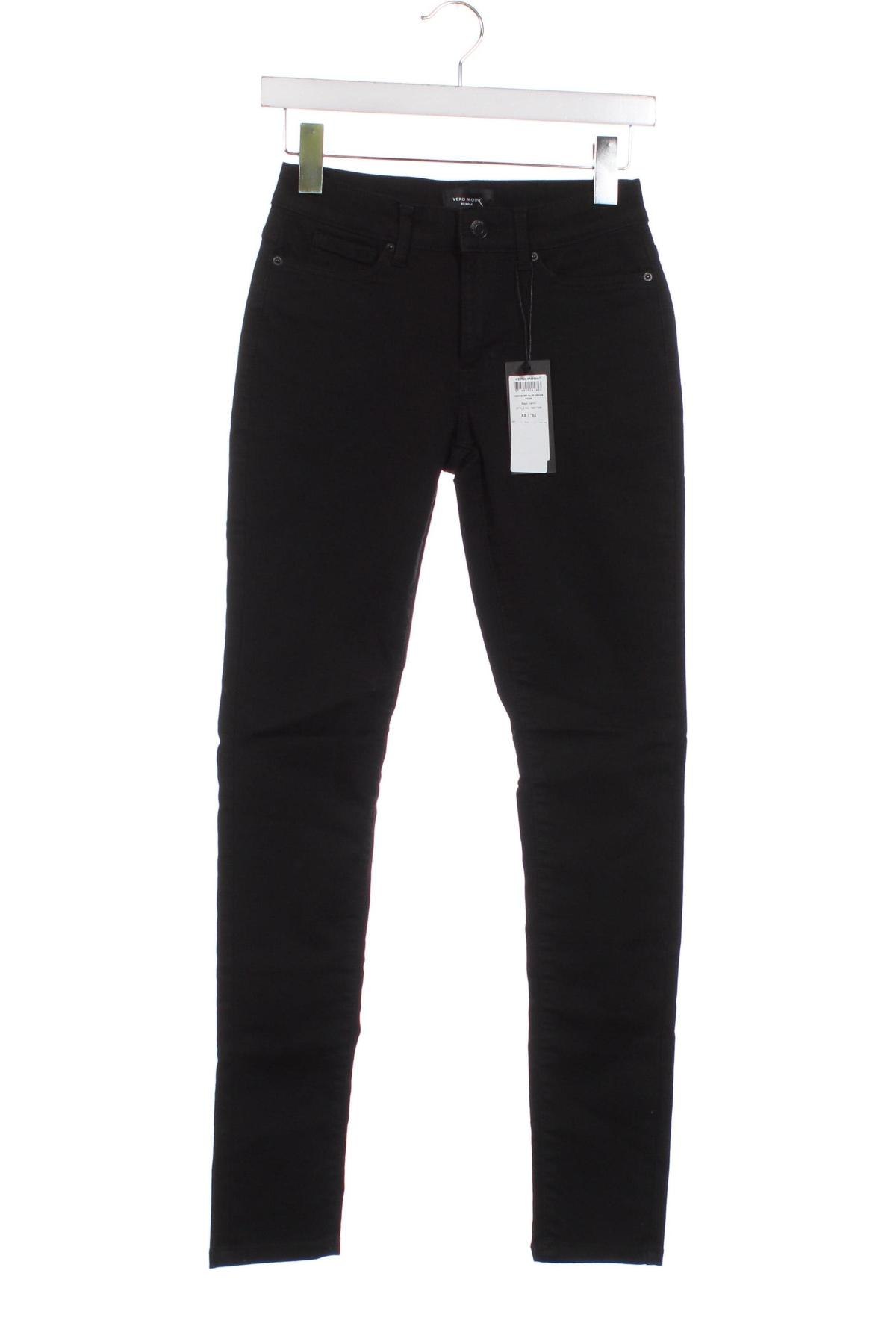 Dámske džínsy  Vero Moda, Veľkosť XS, Farba Čierna, Cena  5,26 €