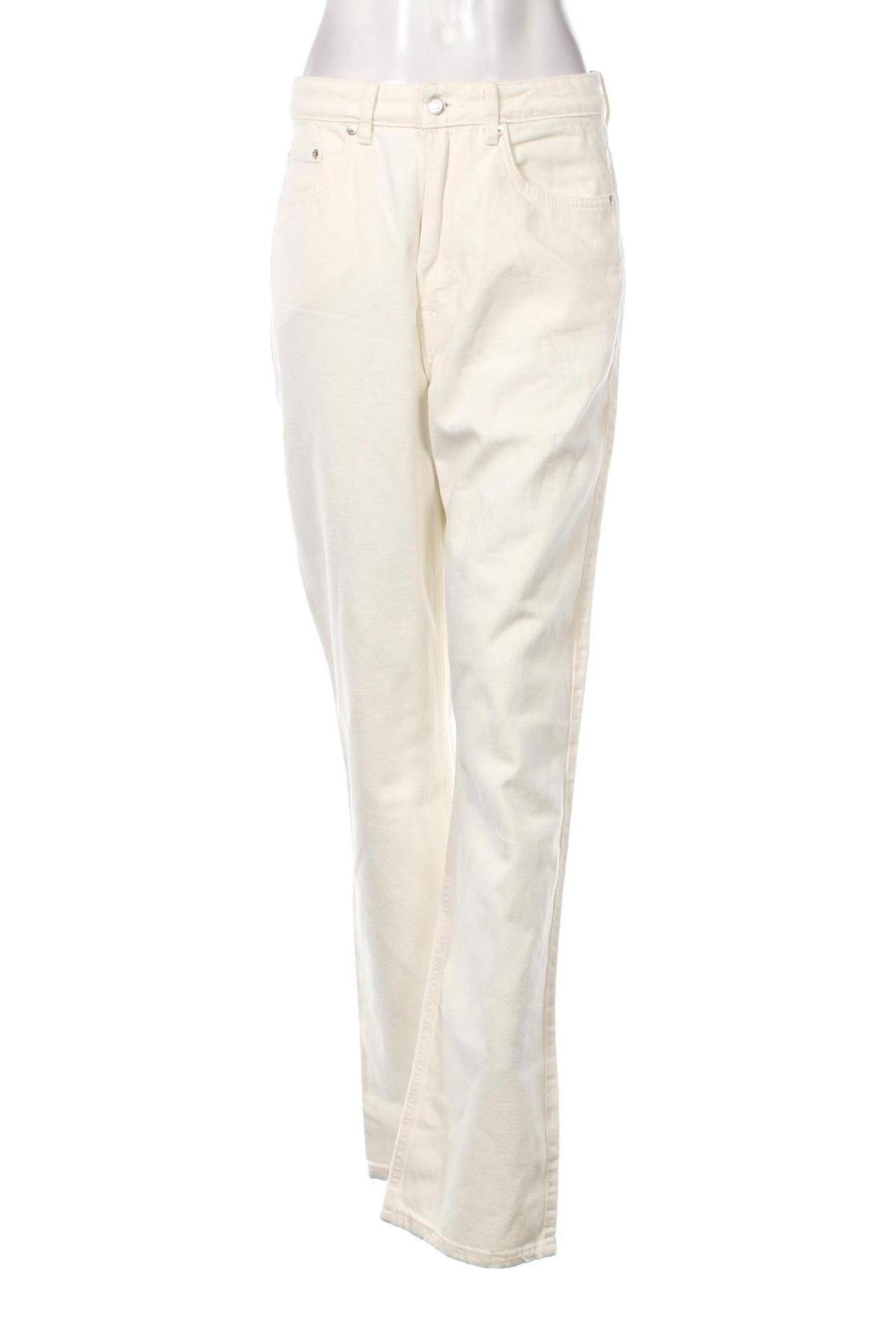 Γυναικείο Τζίν Weekday, Μέγεθος L, Χρώμα Λευκό, Τιμή 5,92 €