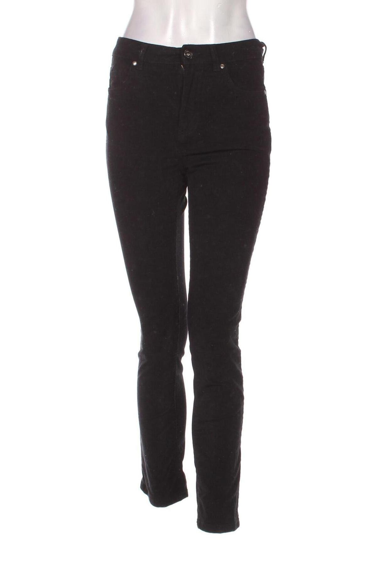 Pantaloni de velvet de femei Design By Kappahl, Mărime S, Culoare Negru, Preț 18,12 Lei