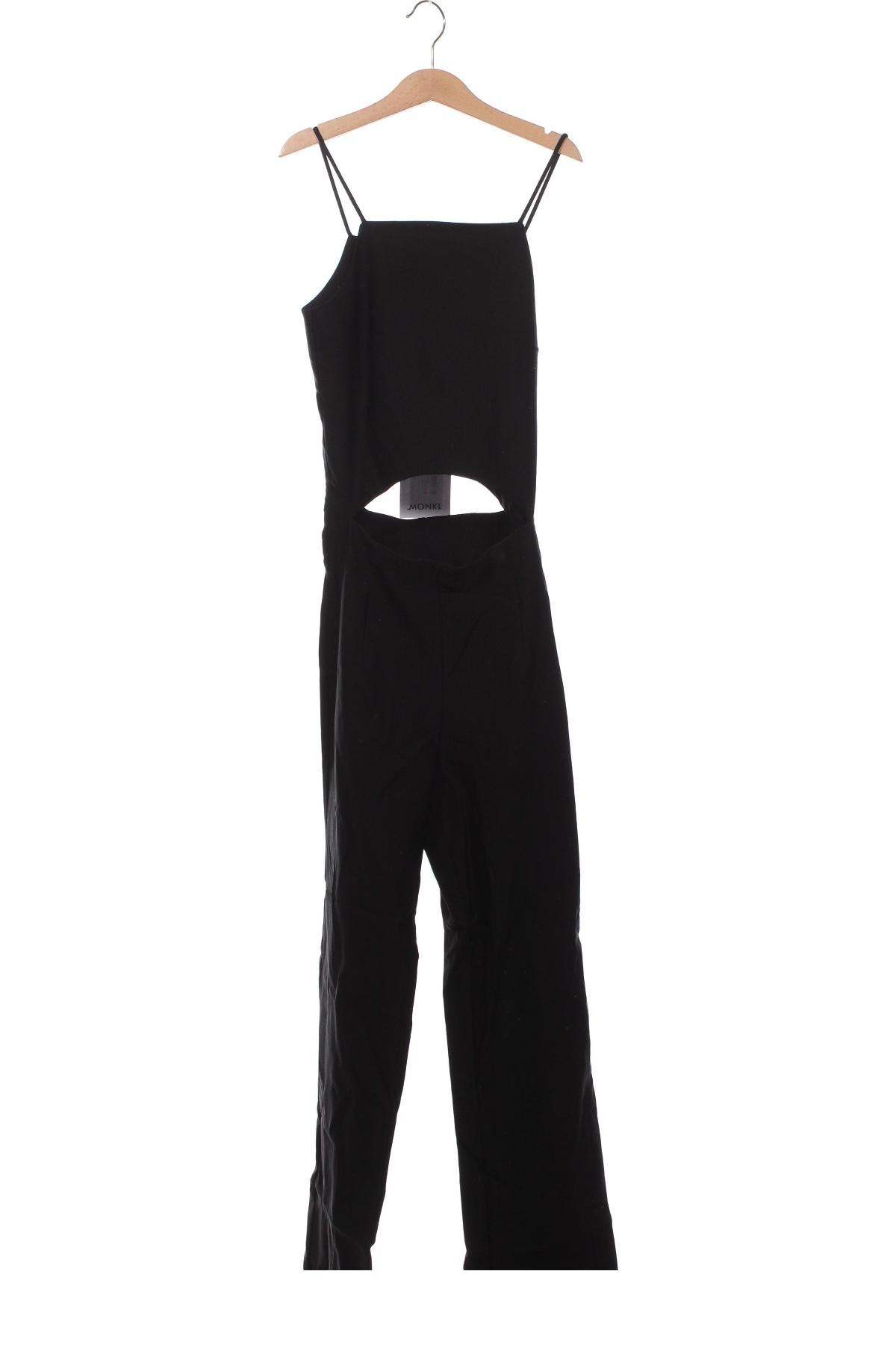 Damen Overall Monki, Größe XXS, Farbe Schwarz, Preis € 13,64