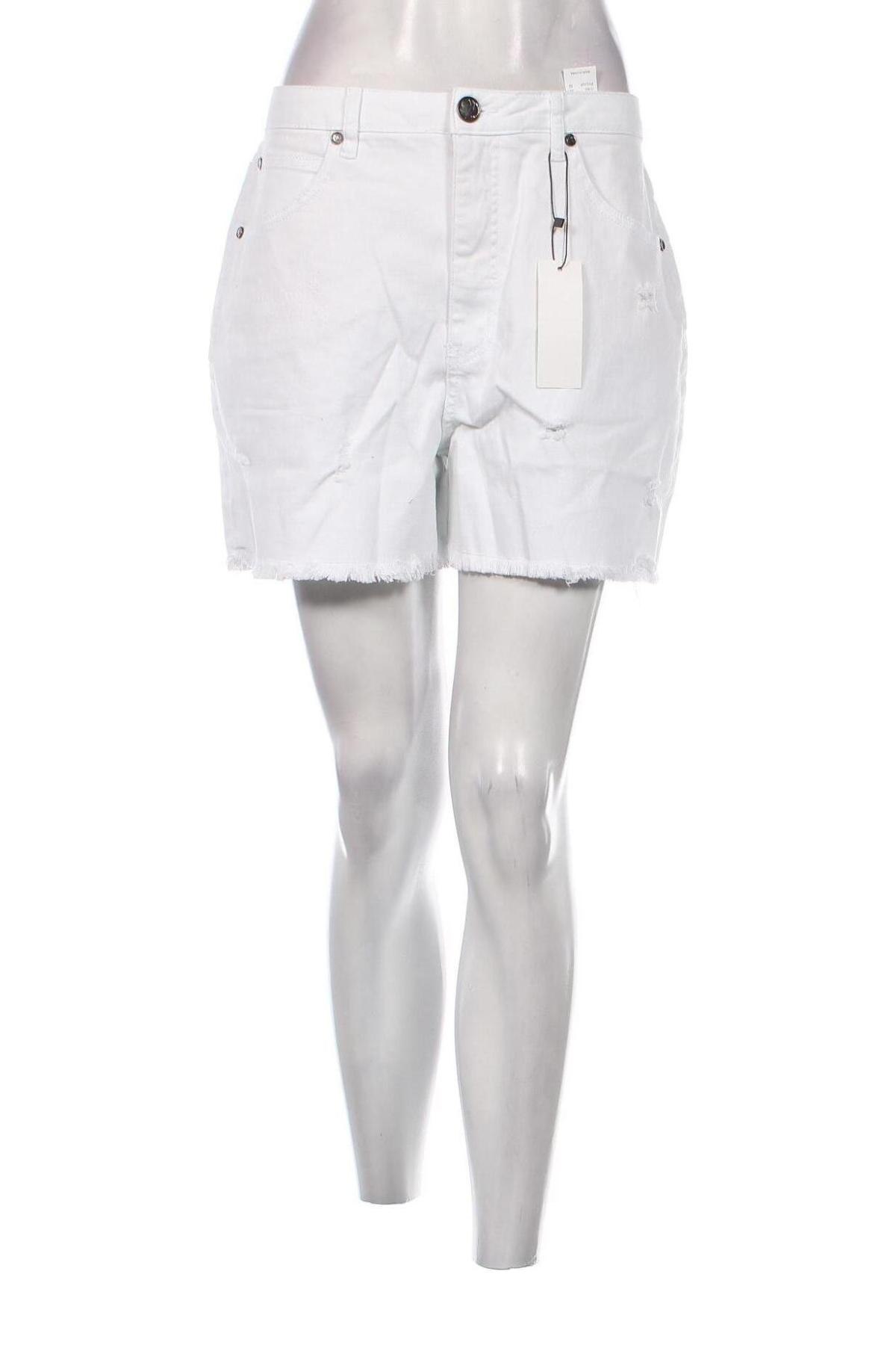 Pantaloni scurți de femei Ajc, Mărime XL, Culoare Alb, Preț 44,87 Lei