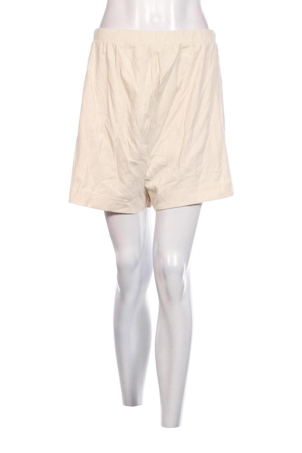 Γυναικείο κοντό παντελόνι Even&Odd, Μέγεθος L, Χρώμα Εκρού, Τιμή 5,43 €
