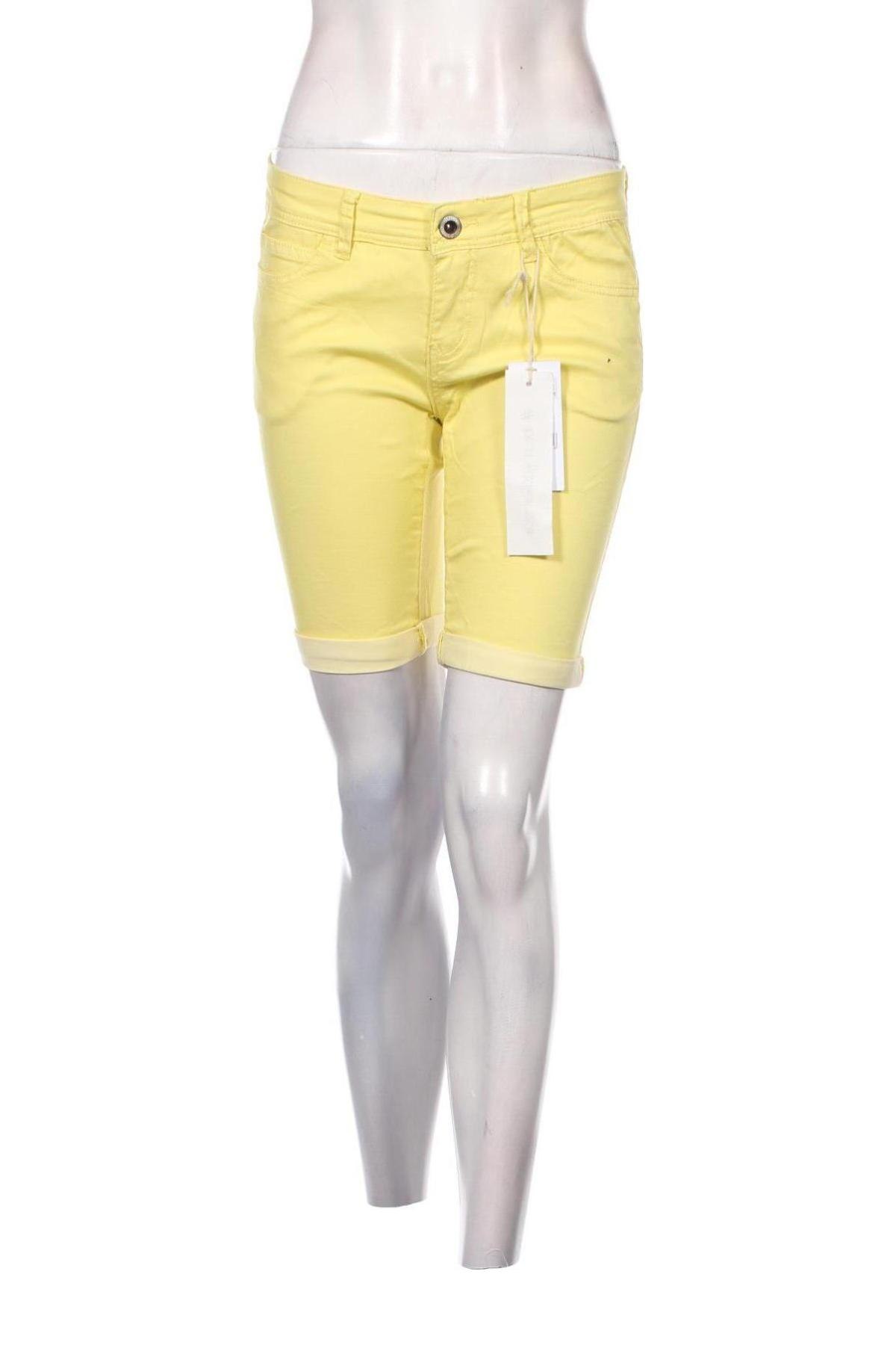 Pantaloni scurți de femei Haily`s, Mărime M, Culoare Galben, Preț 23,68 Lei