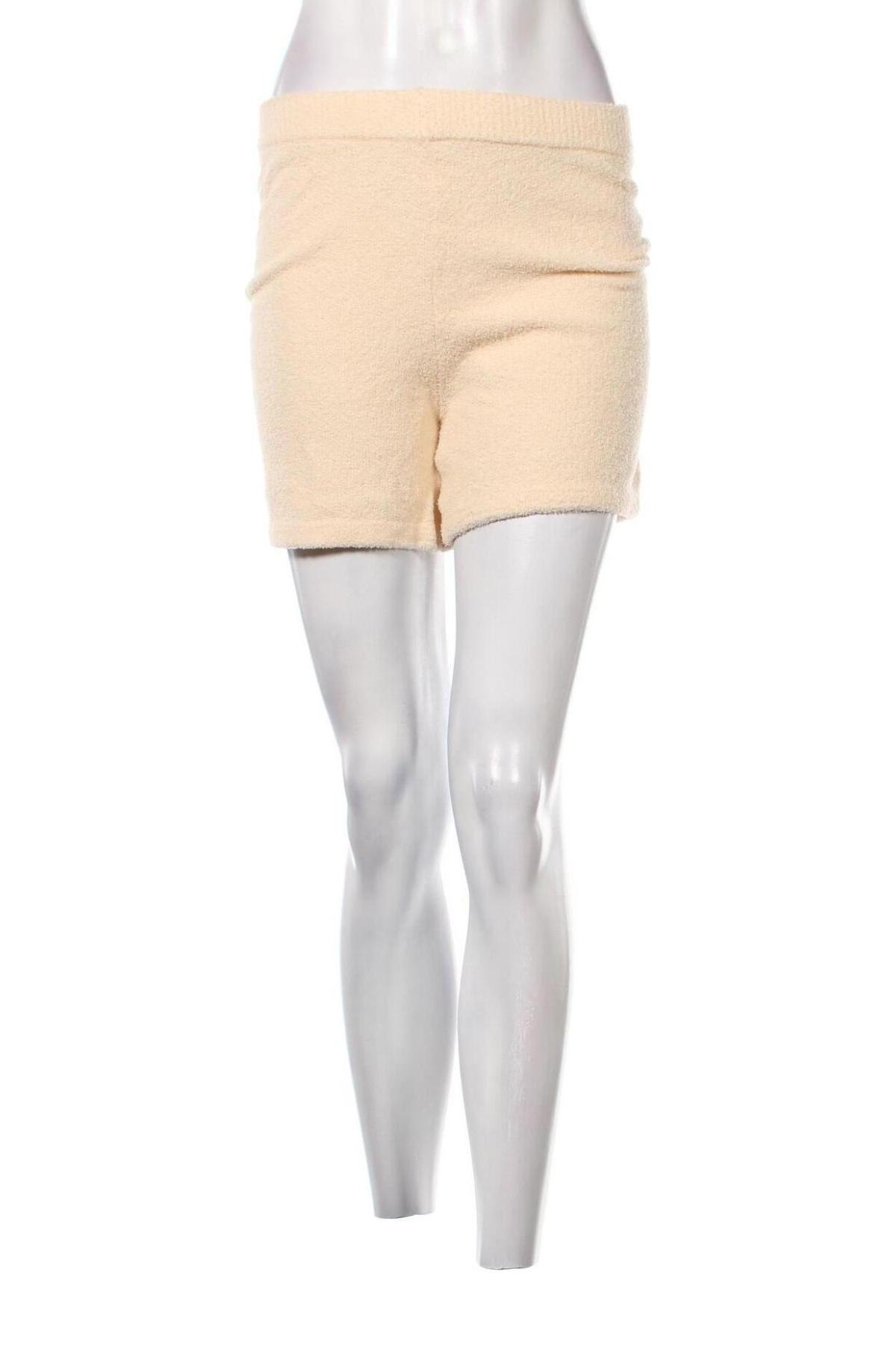Γυναικείο κοντό παντελόνι Monki, Μέγεθος S, Χρώμα  Μπέζ, Τιμή 6,35 €