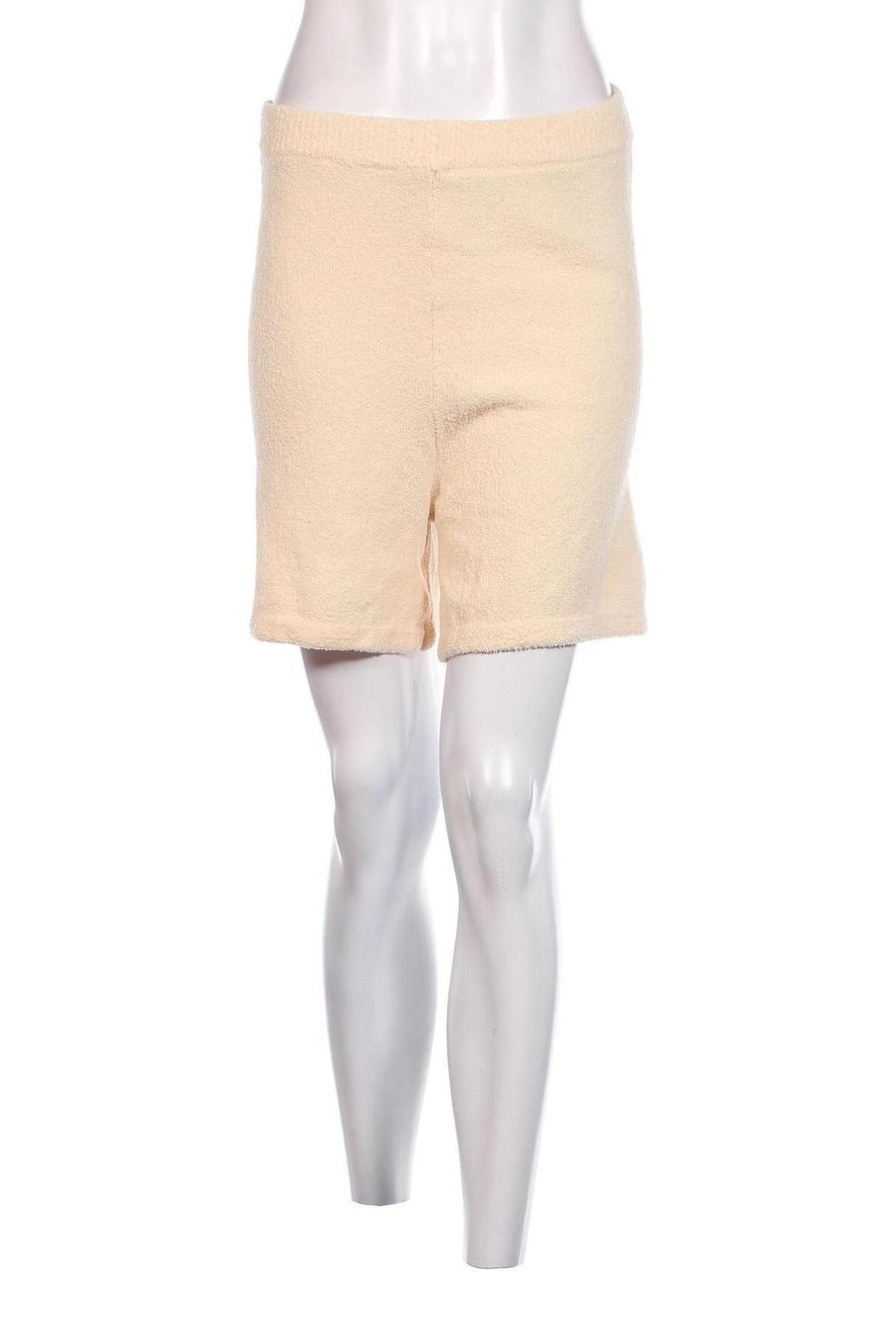 Γυναικείο κοντό παντελόνι Monki, Μέγεθος M, Χρώμα  Μπέζ, Τιμή 6,35 €