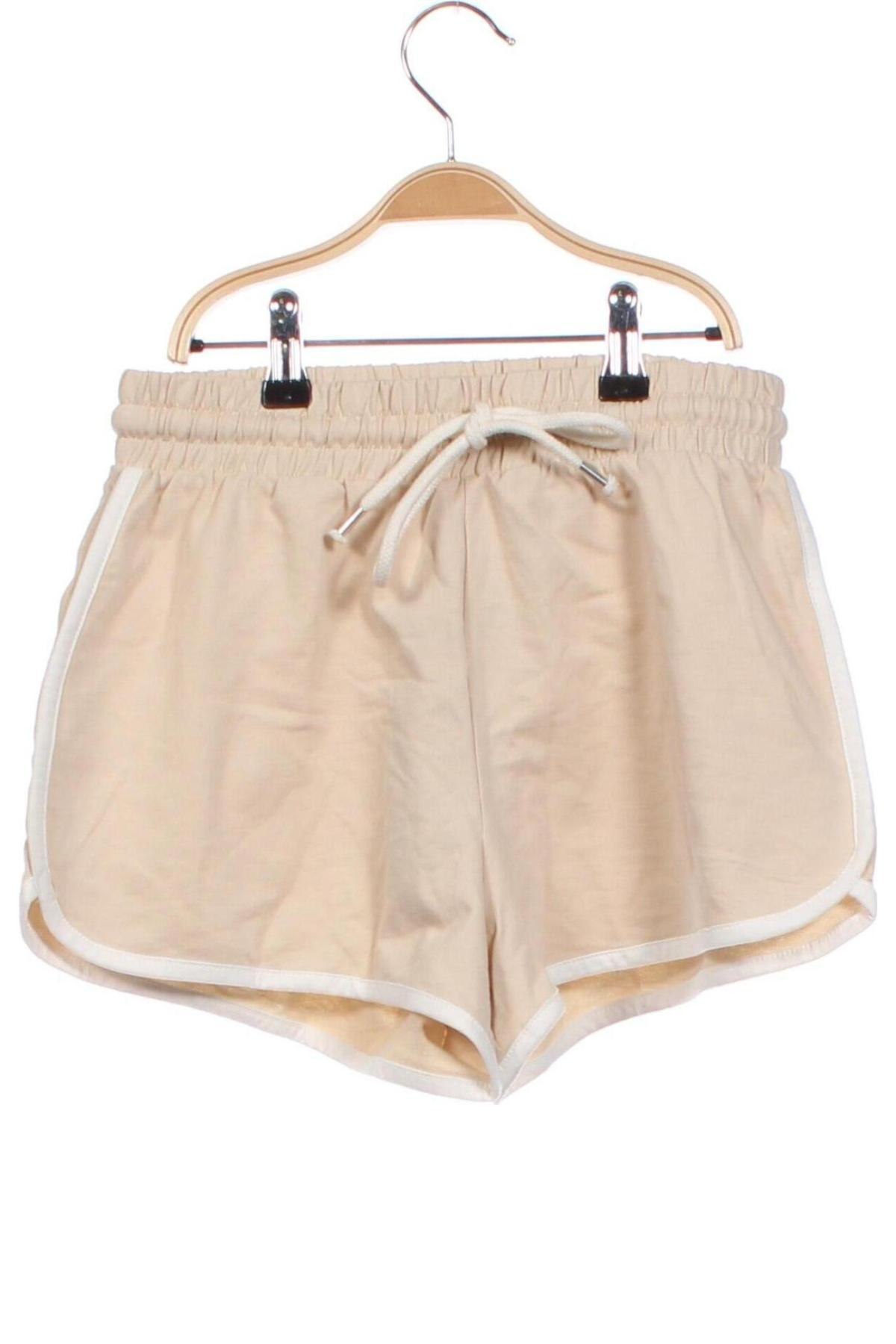 Pantaloni scurți de femei Monki, Mărime XS, Culoare Bej, Preț 24,87 Lei
