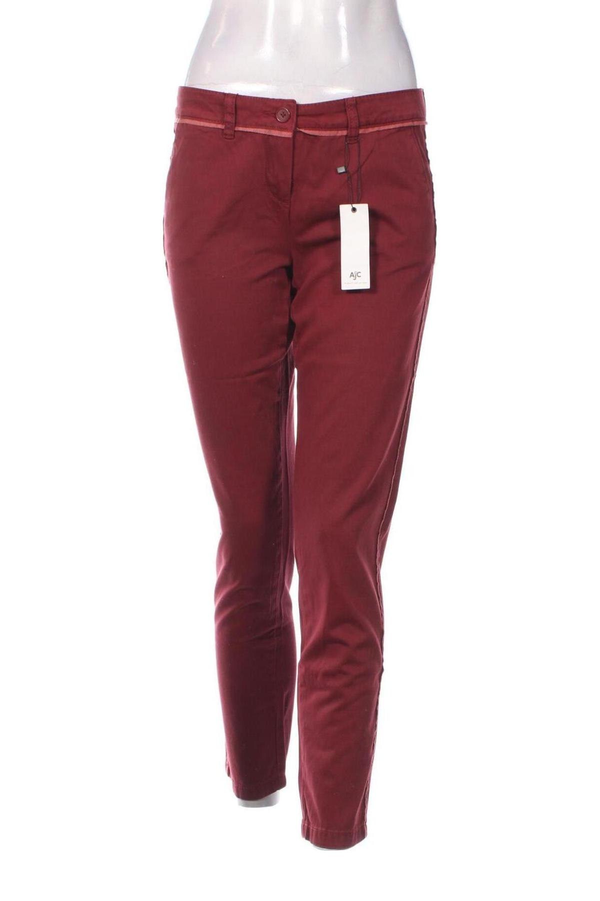 Дамски панталон Ajc, Размер S, Цвят Червен, Цена 15,18 лв.