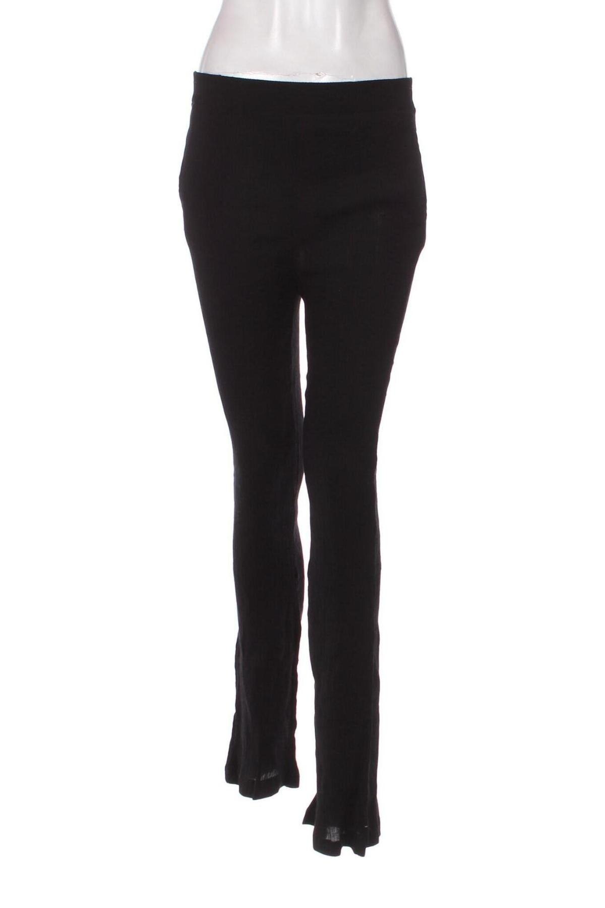 Pantaloni de femei Bershka, Mărime M, Culoare Negru, Preț 25,72 Lei
