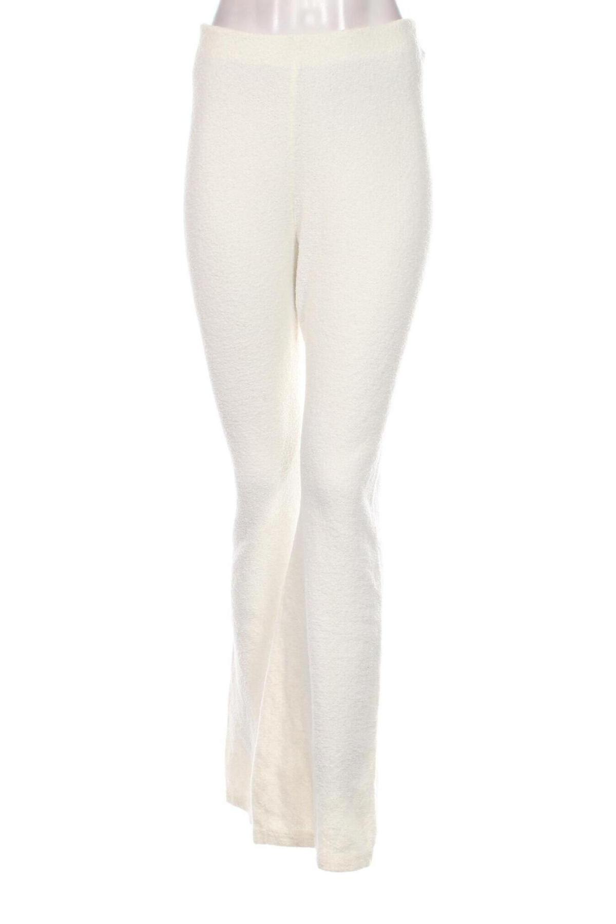 Γυναικείο παντελόνι Monki, Μέγεθος XL, Χρώμα Λευκό, Τιμή 7,83 €