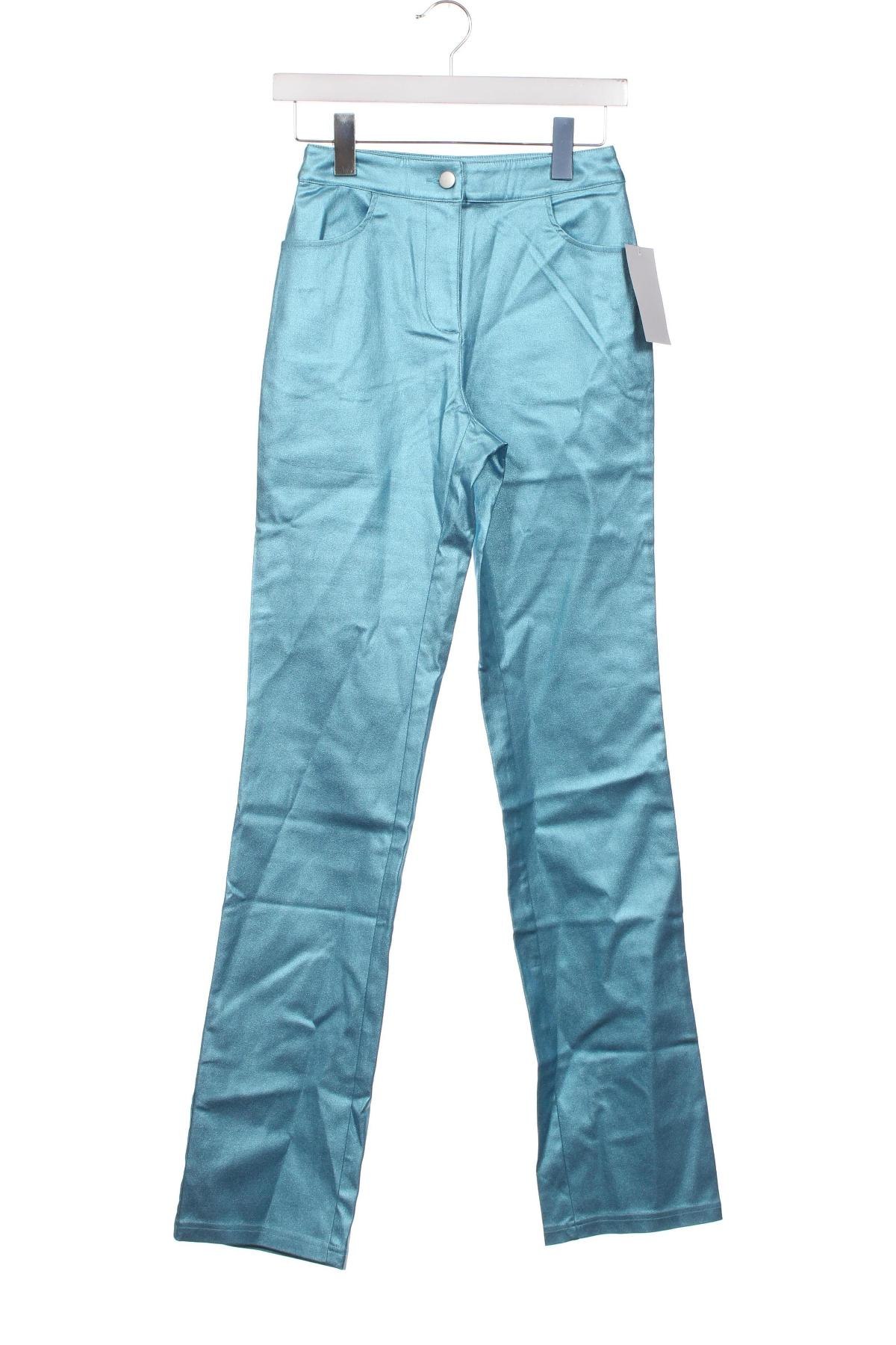 Дамски панталон NA-KD, Размер XS, Цвят Син, Цена 87,00 лв.