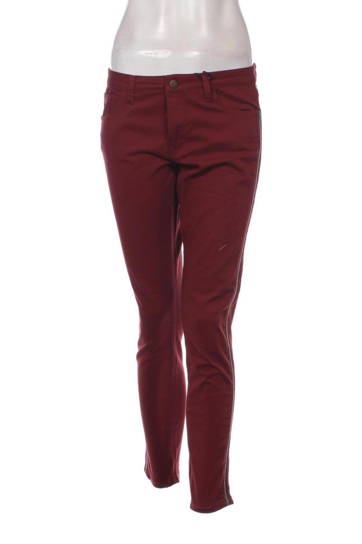 Дамски панталон Naf Naf, Размер M, Цвят Червен, Цена 87,00 лв.