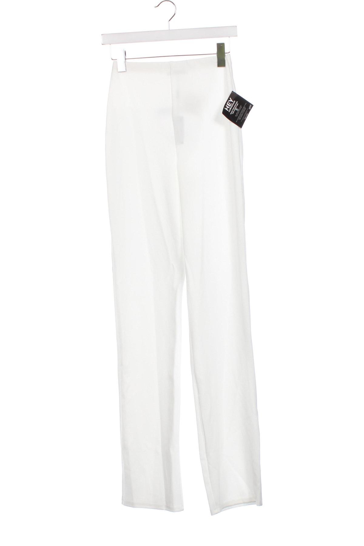 Дамски панталон Nly One, Размер XS, Цвят Бял, Цена 46,00 лв.