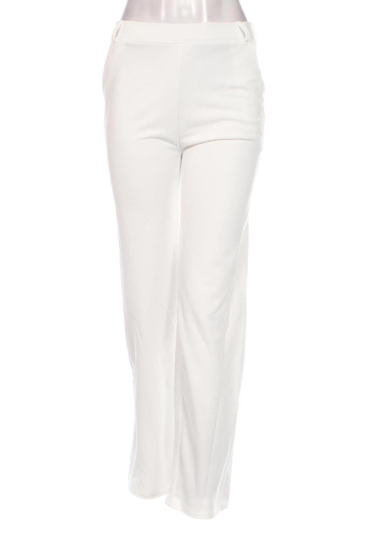 Дамски панталон Nly Trend, Размер XS, Цвят Бял, Цена 46,00 лв.