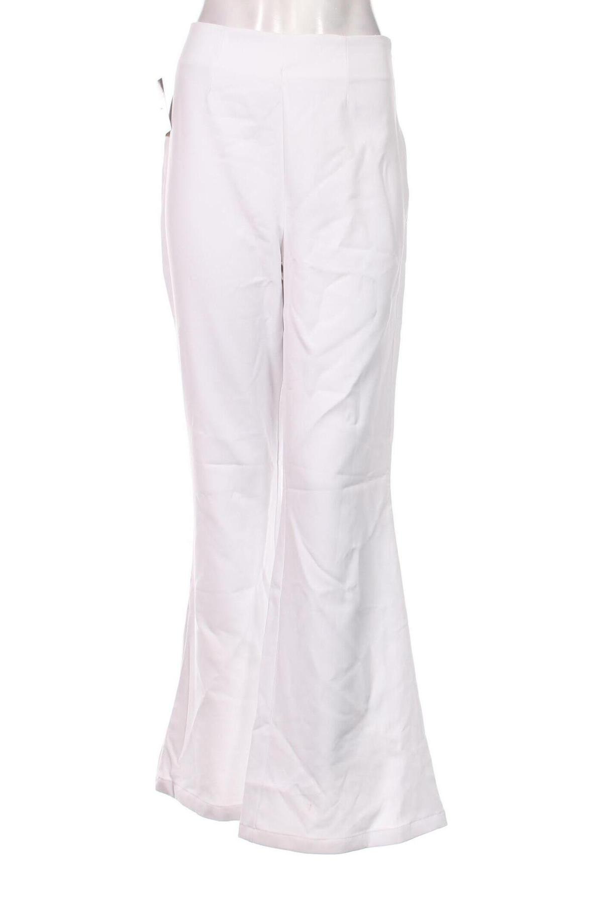 Pantaloni de femei Nly Trend, Mărime M, Culoare Alb, Preț 151,32 Lei