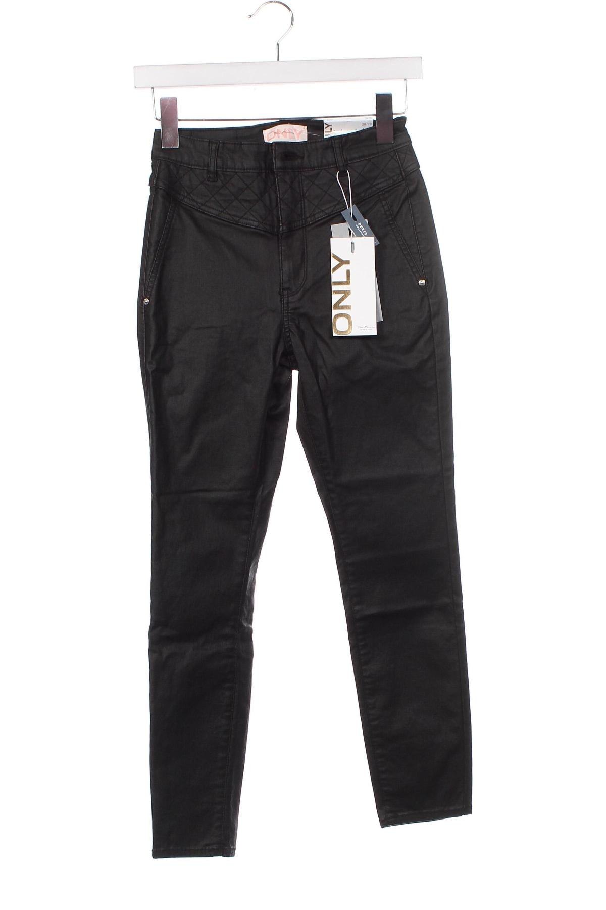 Дамски панталон ONLY, Размер XS, Цвят Черен, Цена 14,04 лв.