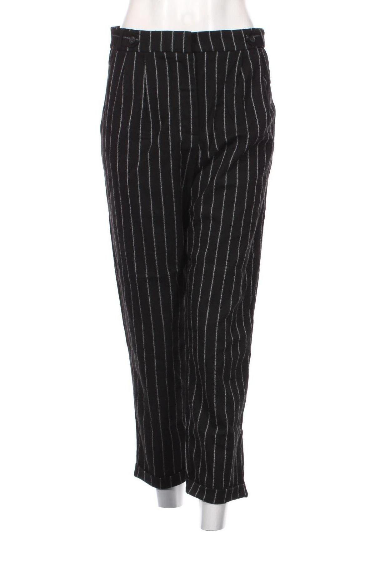 Pantaloni de femei Pull&Bear, Mărime M, Culoare Negru, Preț 37,83 Lei
