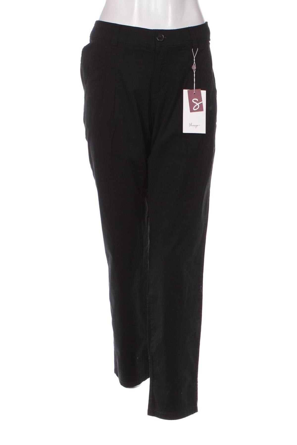 Γυναικείο παντελόνι Sheego, Μέγεθος L, Χρώμα Μαύρο, Τιμή 44,85 €