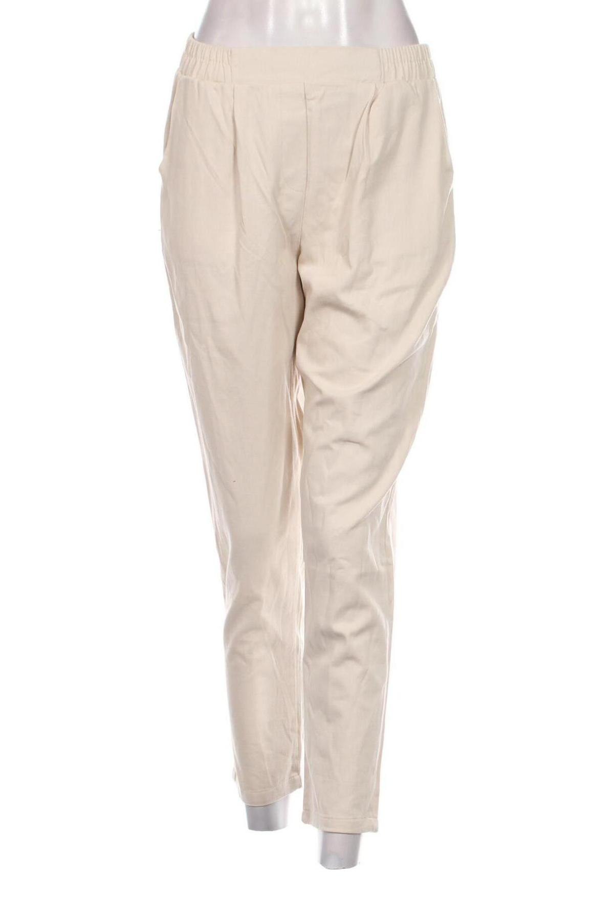 Pantaloni de femei Trendyol, Mărime S, Culoare Bej, Preț 40,07 Lei