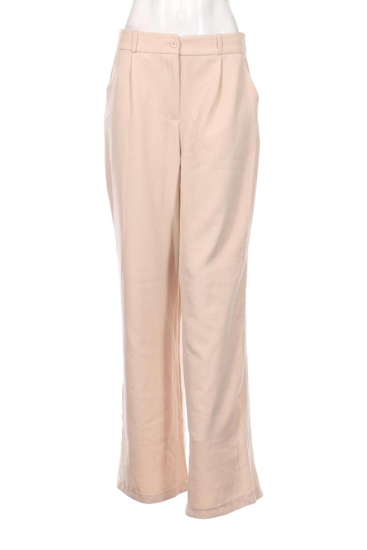 Pantaloni de femei Trendyol, Mărime M, Culoare Bej, Preț 40,07 Lei