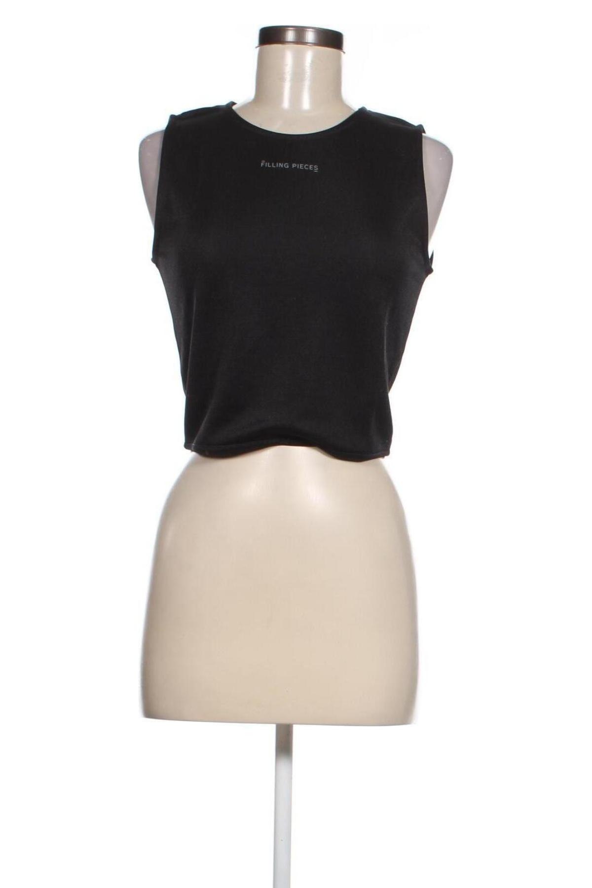 Γυναικείο αμάνικο μπλουζάκι Filling Pieces, Μέγεθος M, Χρώμα Μαύρο, Τιμή 7,71 €