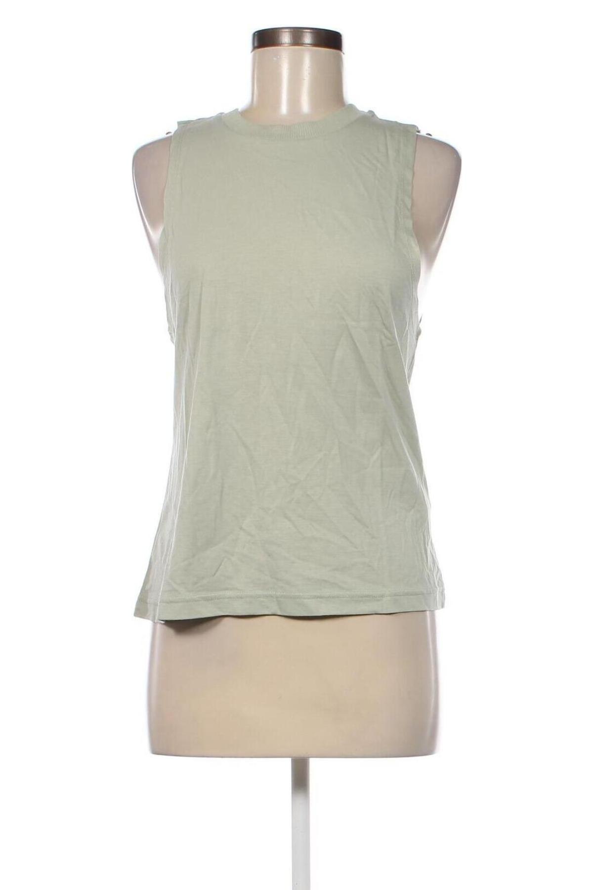 Damska koszulka na ramiączkach Gina Tricot, Rozmiar XS, Kolor Zielony, Cena 32,39 zł