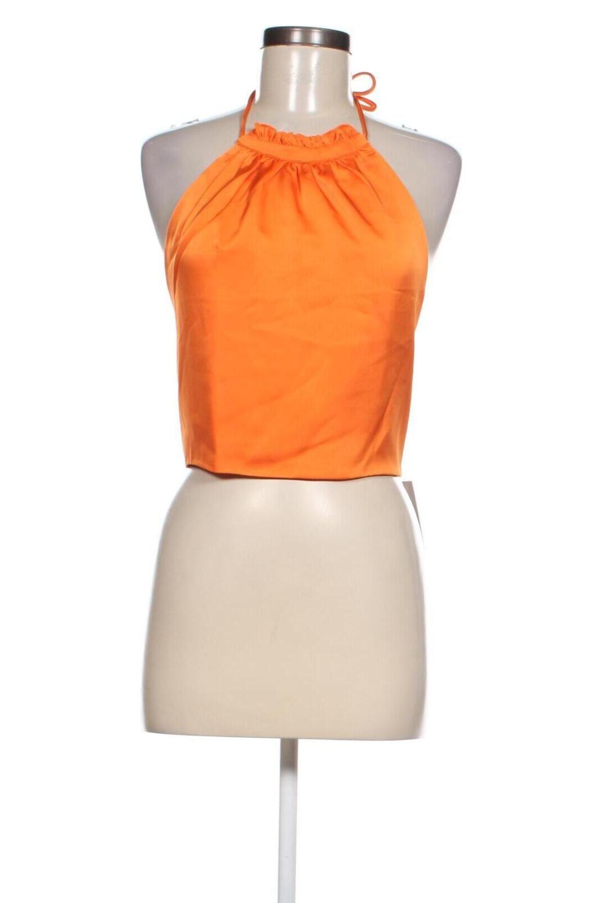 Γυναικείο αμάνικο μπλουζάκι Glamorous, Μέγεθος XL, Χρώμα Πορτοκαλί, Τιμή 3,44 €