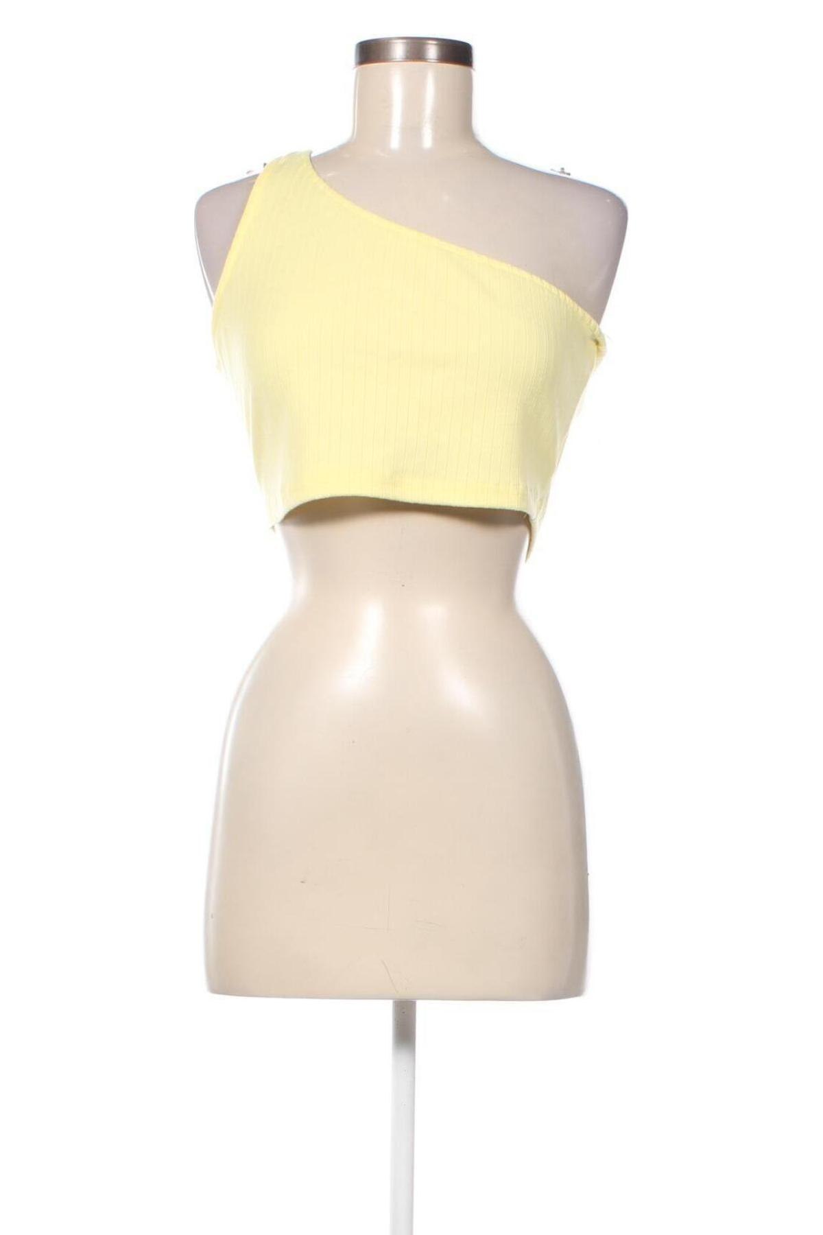 Γυναικείο αμάνικο μπλουζάκι Glamorous, Μέγεθος M, Χρώμα Κίτρινο, Τιμή 3,29 €