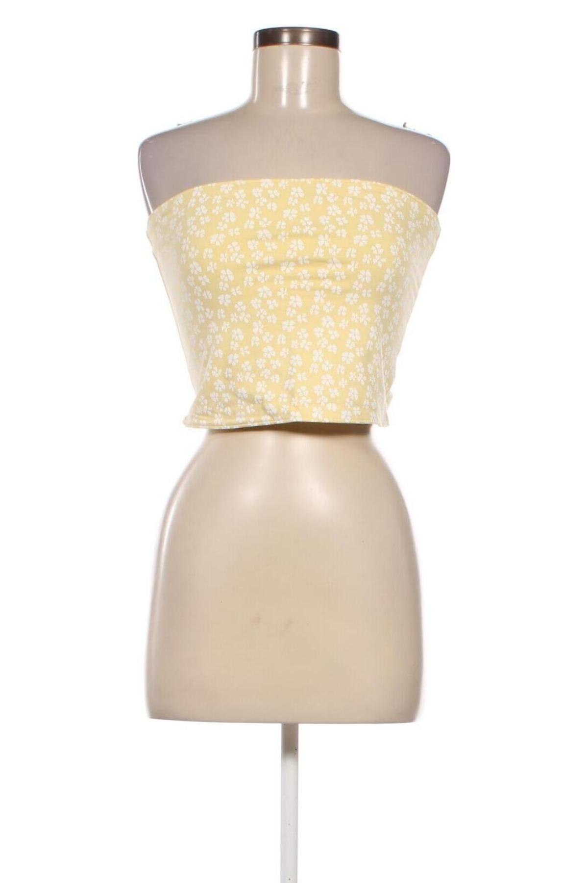 Γυναικείο αμάνικο μπλουζάκι Hollister, Μέγεθος L, Χρώμα Κίτρινο, Τιμή 6,13 €