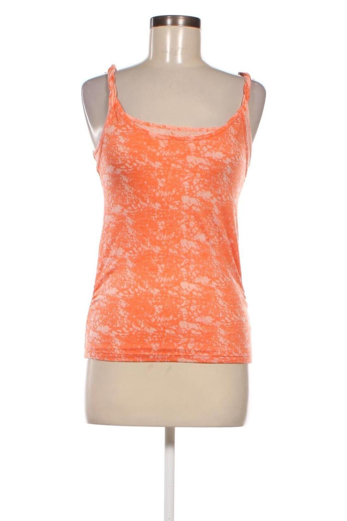 Γυναικείο αμάνικο μπλουζάκι Manoukian, Μέγεθος XS, Χρώμα Πορτοκαλί, Τιμή 5,38 €