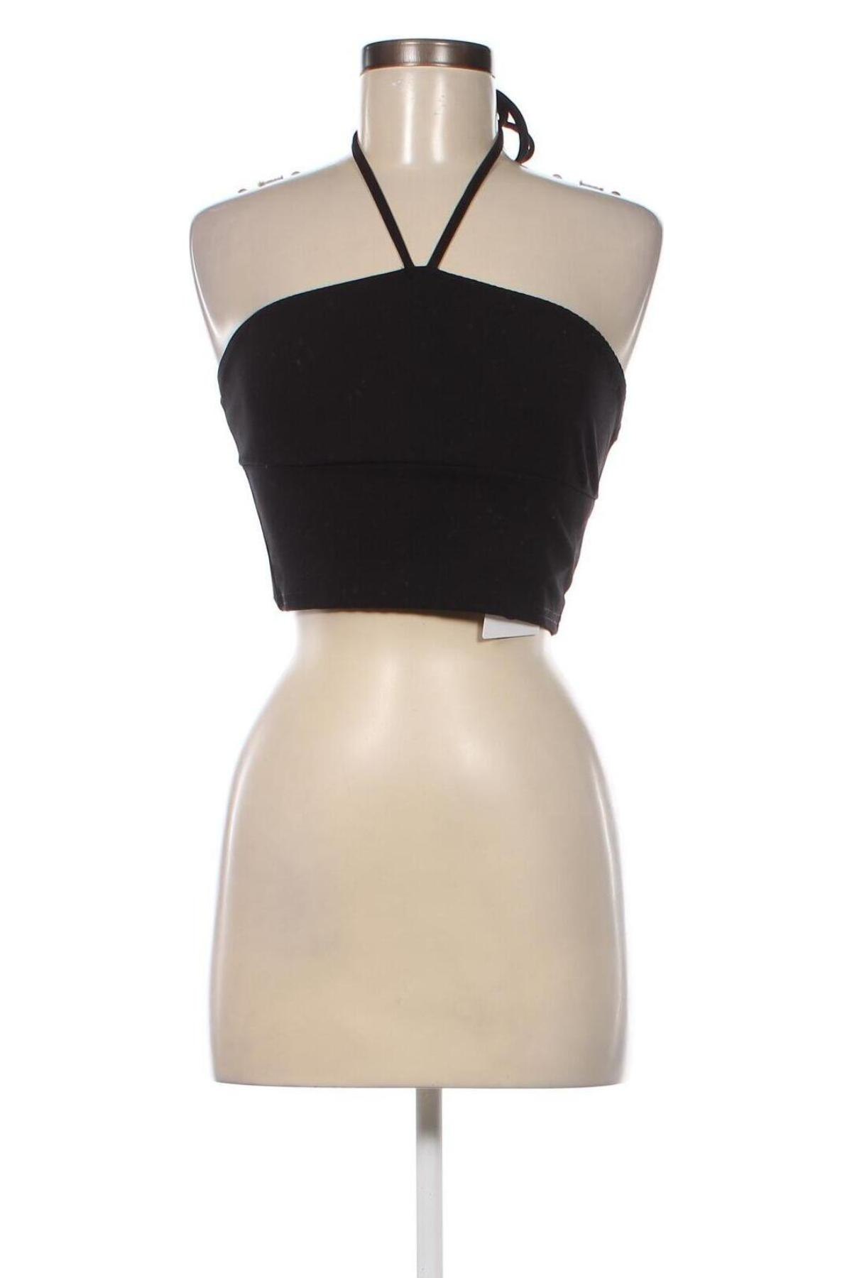 Γυναικείο αμάνικο μπλουζάκι Missguided, Μέγεθος M, Χρώμα Μαύρο, Τιμή 3,68 €