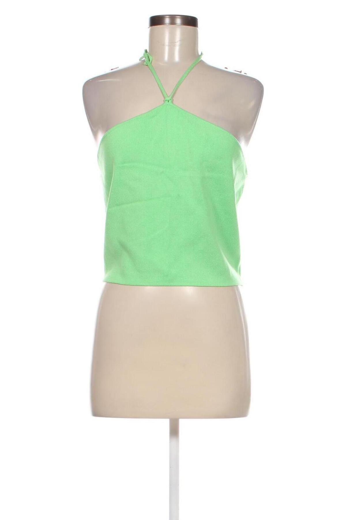 Γυναικείο αμάνικο μπλουζάκι Monki, Μέγεθος L, Χρώμα Πράσινο, Τιμή 3,13 €