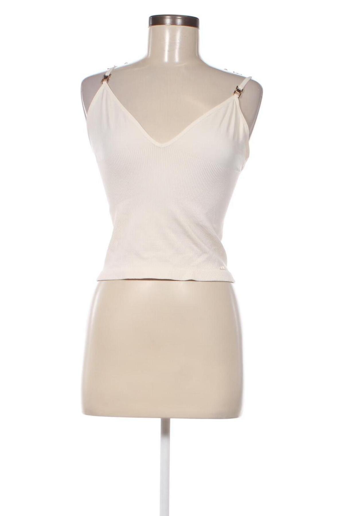 Γυναικείο αμάνικο μπλουζάκι Morgan, Μέγεθος XL, Χρώμα  Μπέζ, Τιμή 5,68 €