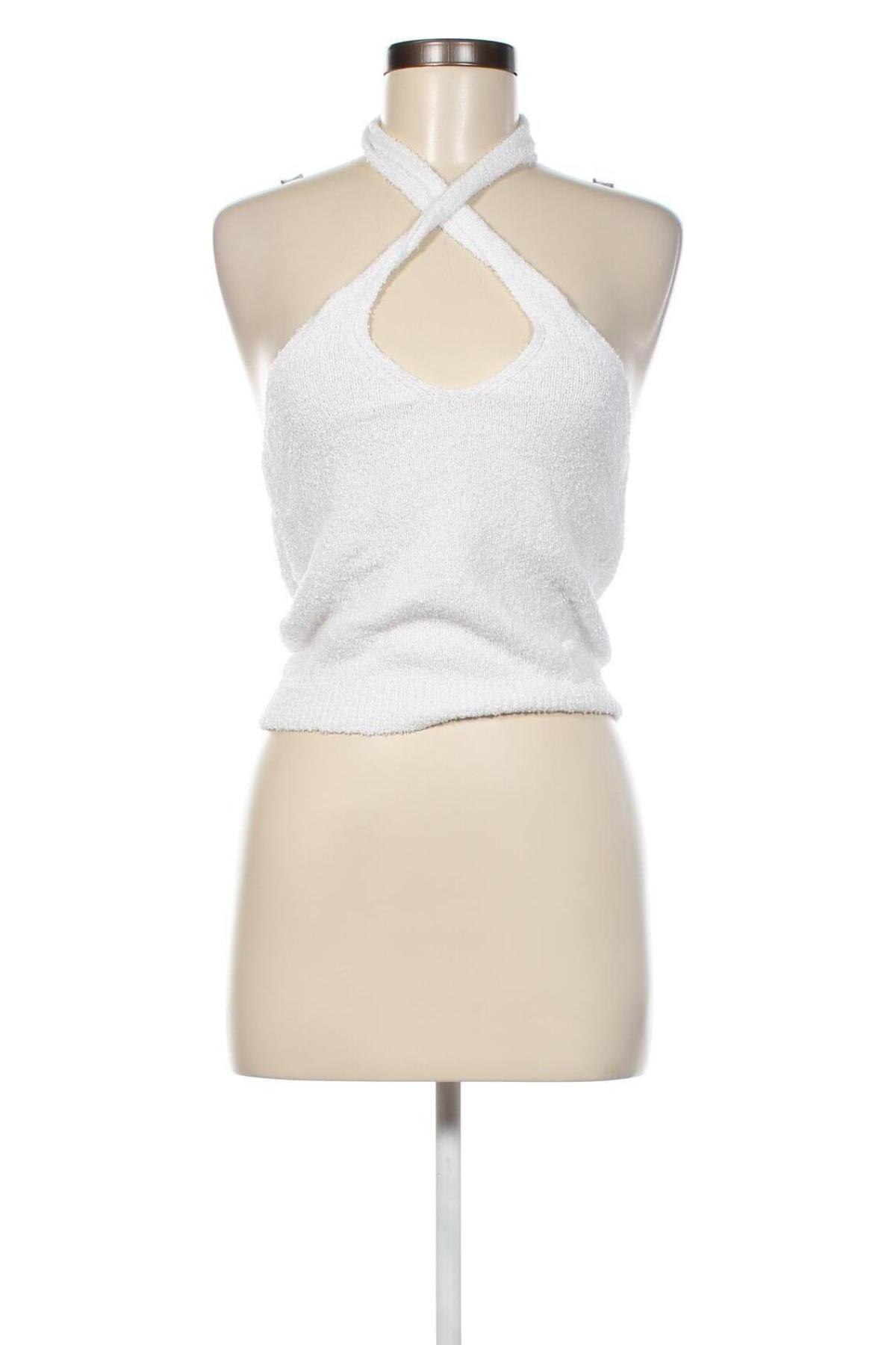 Γυναικείο αμάνικο μπλουζάκι NA-KD, Μέγεθος S, Χρώμα Λευκό, Τιμή 4,04 €