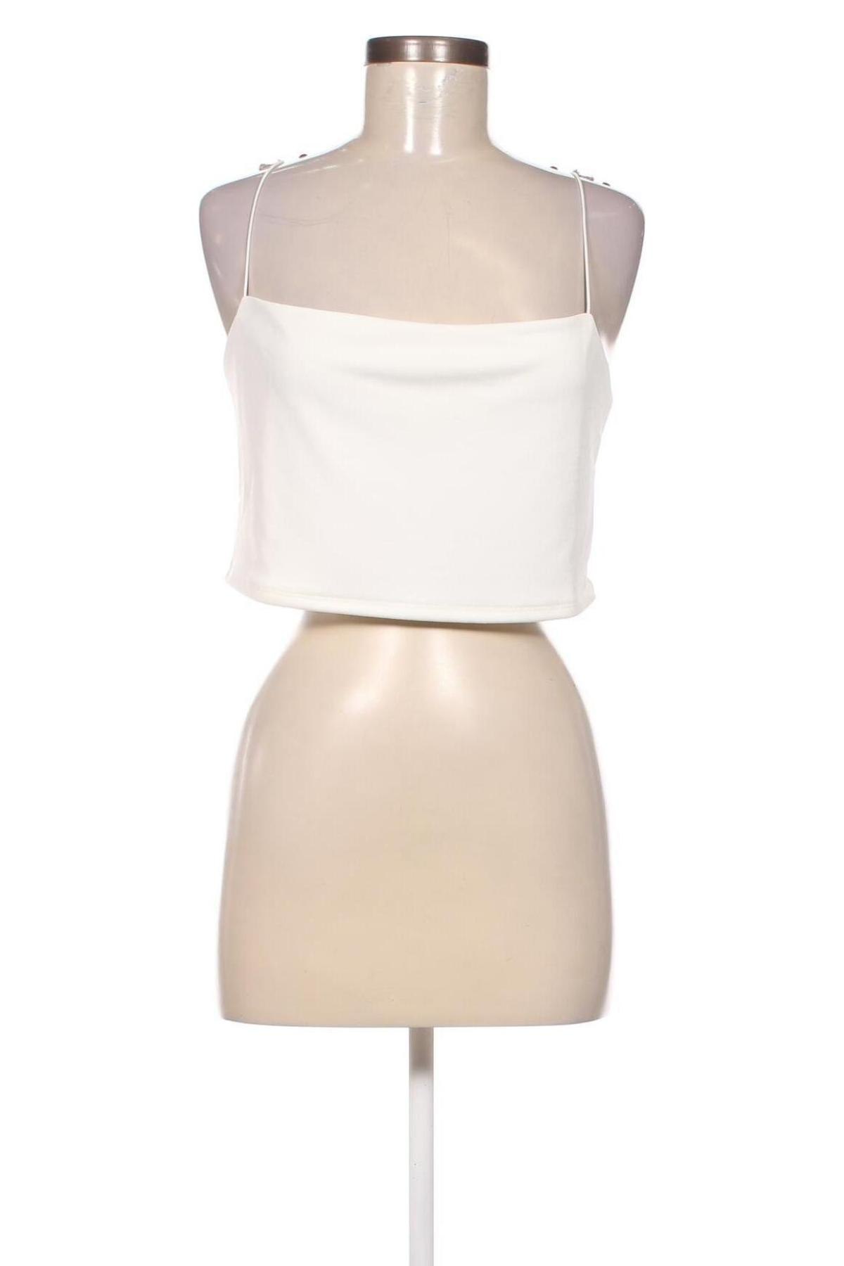 Γυναικείο αμάνικο μπλουζάκι Nly One, Μέγεθος XL, Χρώμα Λευκό, Τιμή 4,76 €