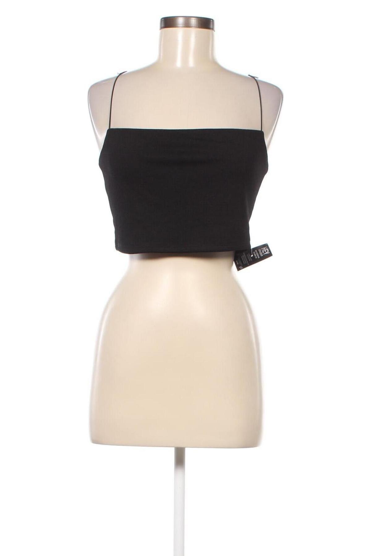 Γυναικείο αμάνικο μπλουζάκι Nly One, Μέγεθος XL, Χρώμα Μαύρο, Τιμή 2,92 €