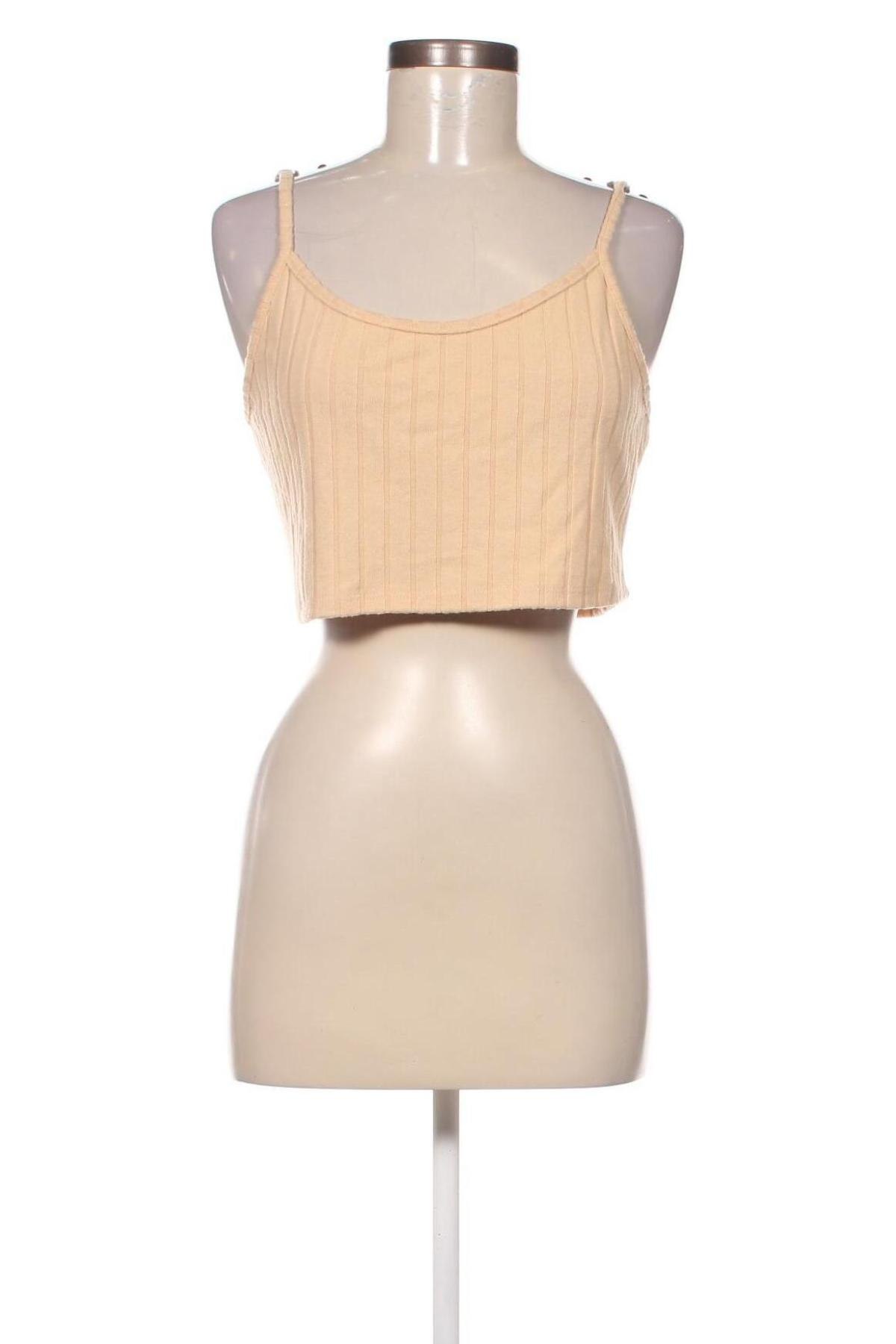 Γυναικείο αμάνικο μπλουζάκι VILA, Μέγεθος XL, Χρώμα  Μπέζ, Τιμή 3,34 €