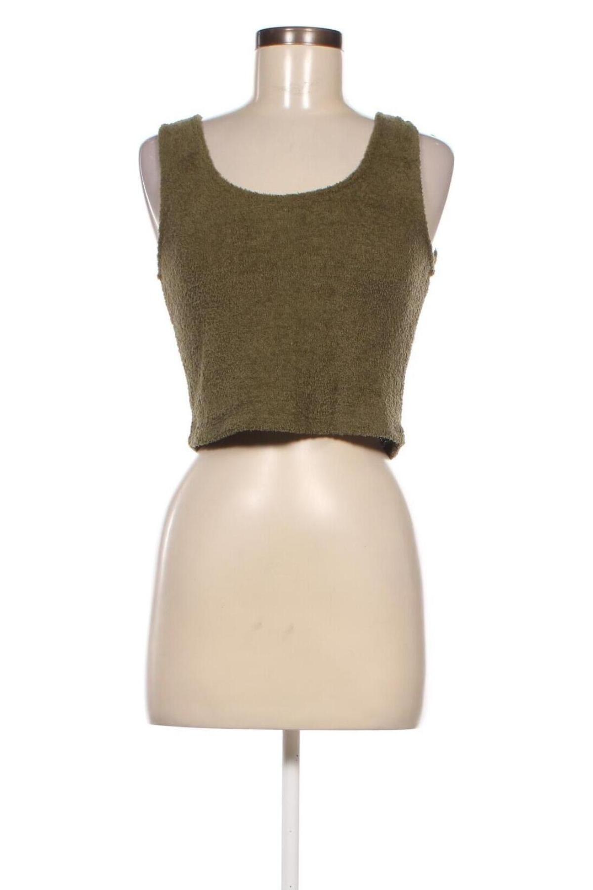 Γυναικείο αμάνικο μπλουζάκι Vero Moda, Μέγεθος L, Χρώμα Πράσινο, Τιμή 2,78 €