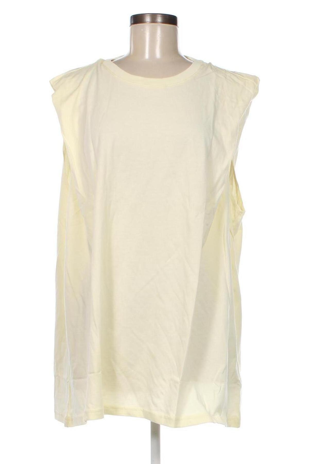 Γυναικείο αμάνικο μπλουζάκι Weekday, Μέγεθος XL, Χρώμα Κίτρινο, Τιμή 10,71 €