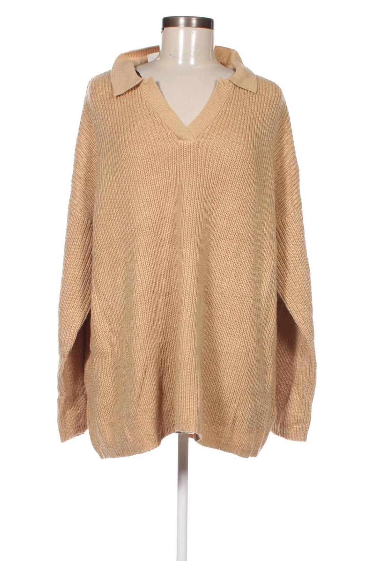 Дамски пуловер Bpc Bonprix Collection, Размер L, Цвят Бежов, Цена 5,22 лв.