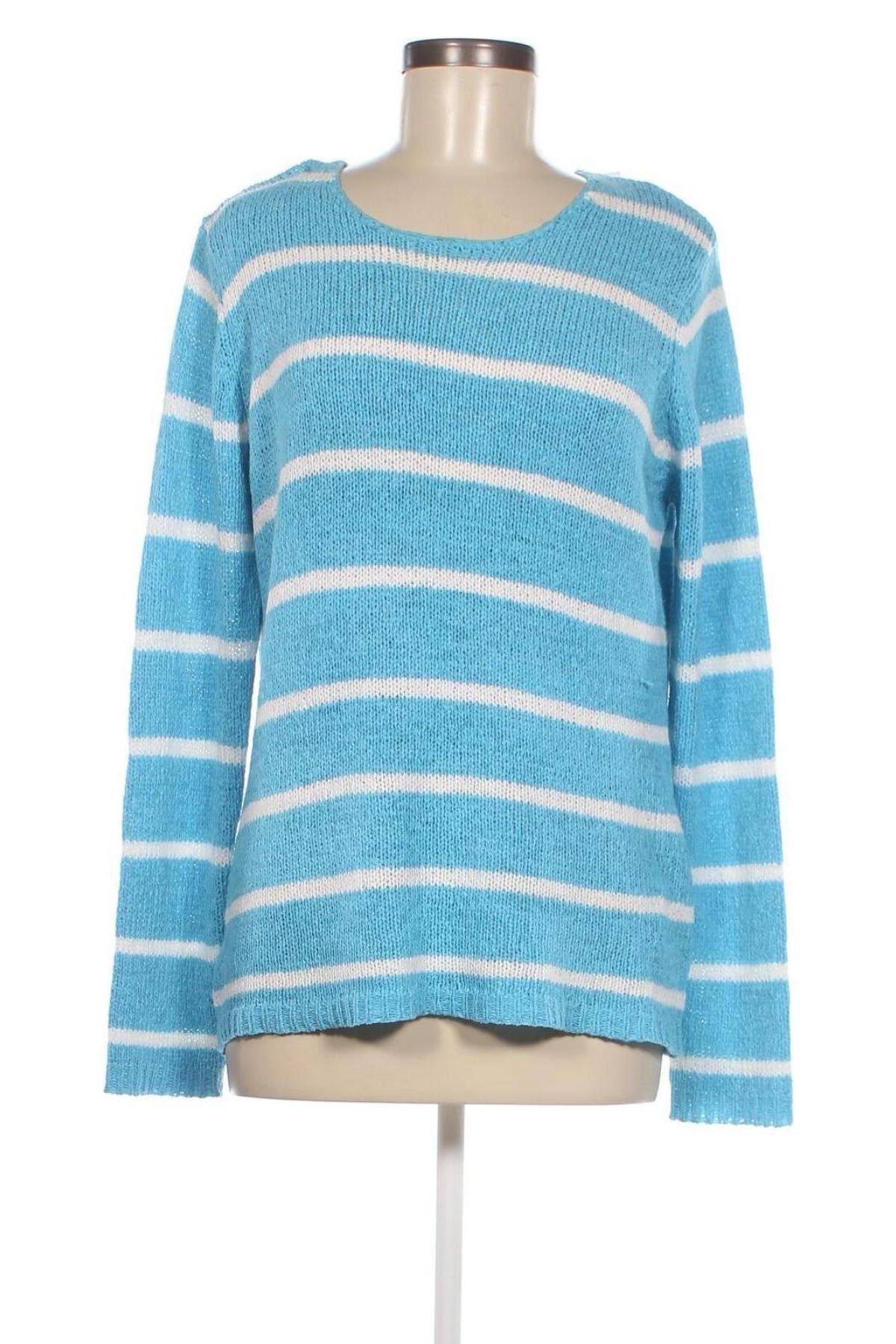 Дамски пуловер Christa Probst, Размер L, Цвят Син, Цена 29,00 лв.