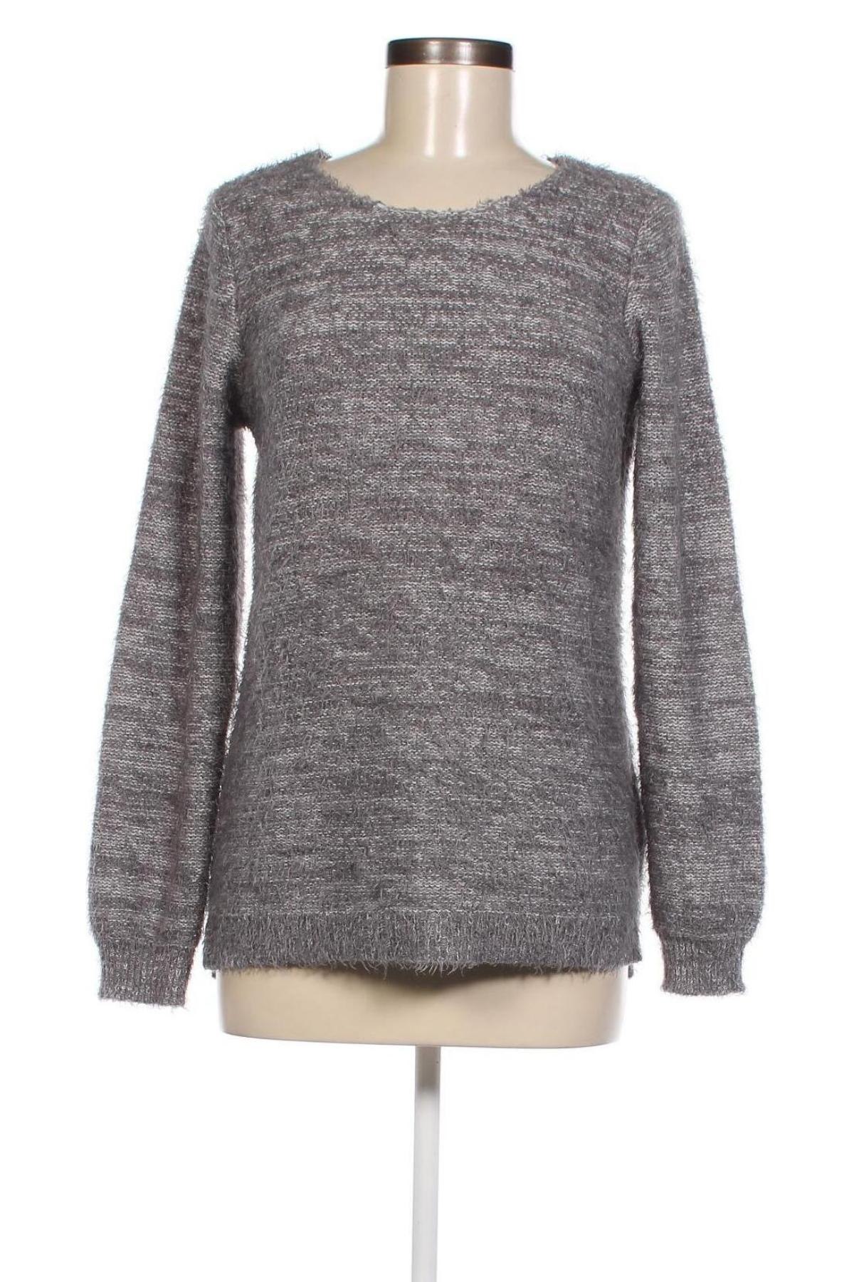Γυναικείο πουλόβερ Colours Of The World, Μέγεθος L, Χρώμα Γκρί, Τιμή 3,95 €