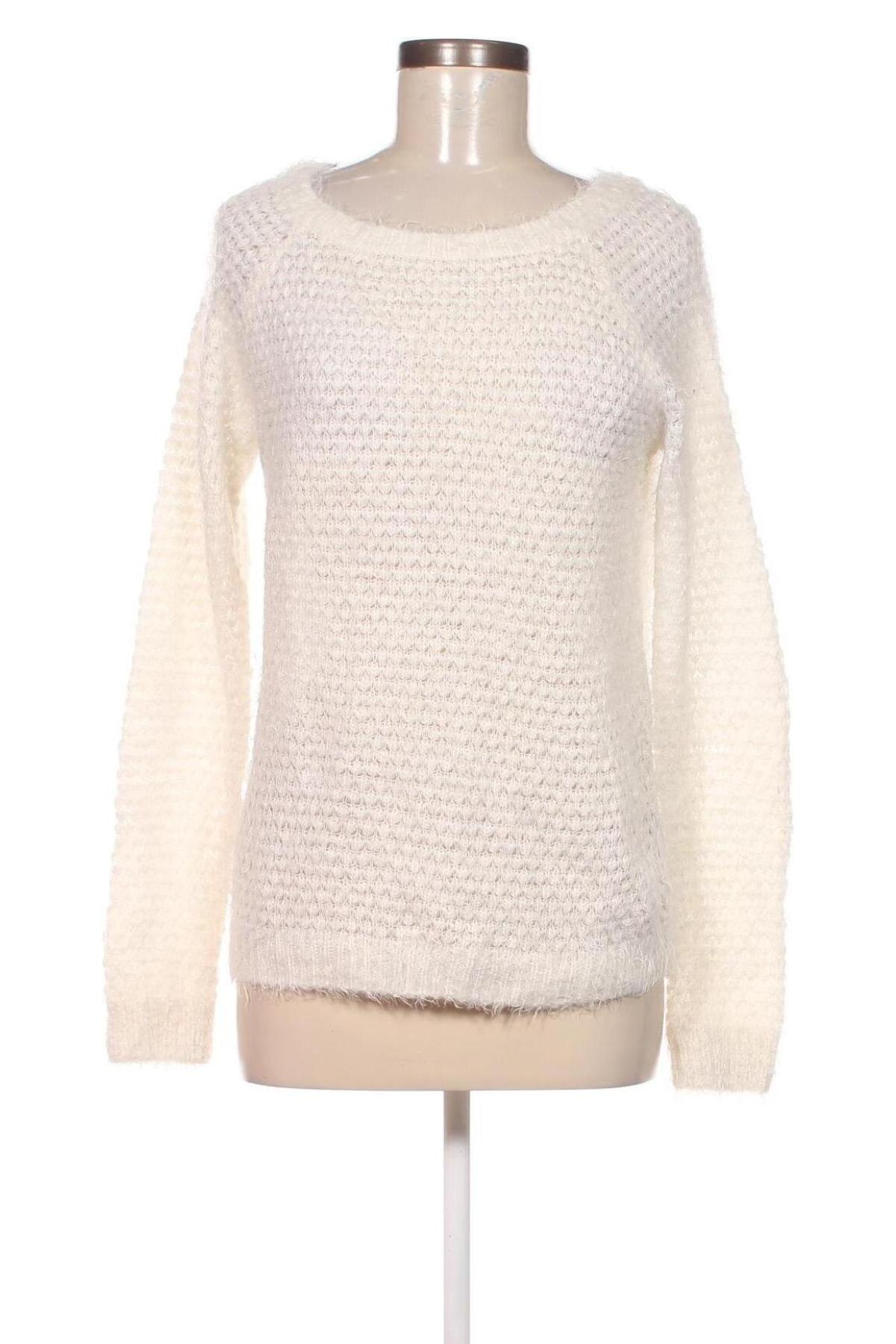 Дамски пуловер Cubus, Размер S, Цвят Бял, Цена 8,70 лв.