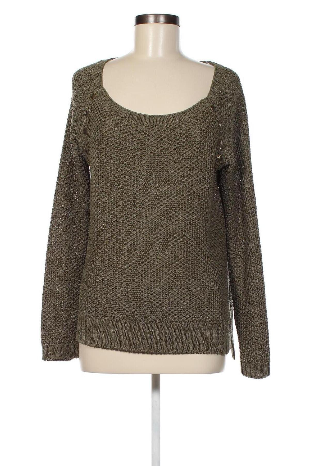 Γυναικείο πουλόβερ Grain De Malice, Μέγεθος M, Χρώμα Πράσινο, Τιμή 2,15 €