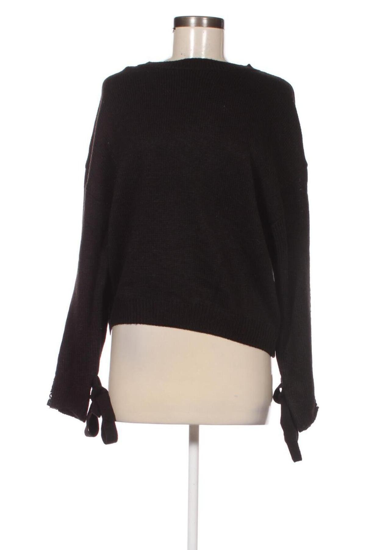 Дамски пуловер H&M Divided, Размер M, Цвят Черен, Цена 5,22 лв.