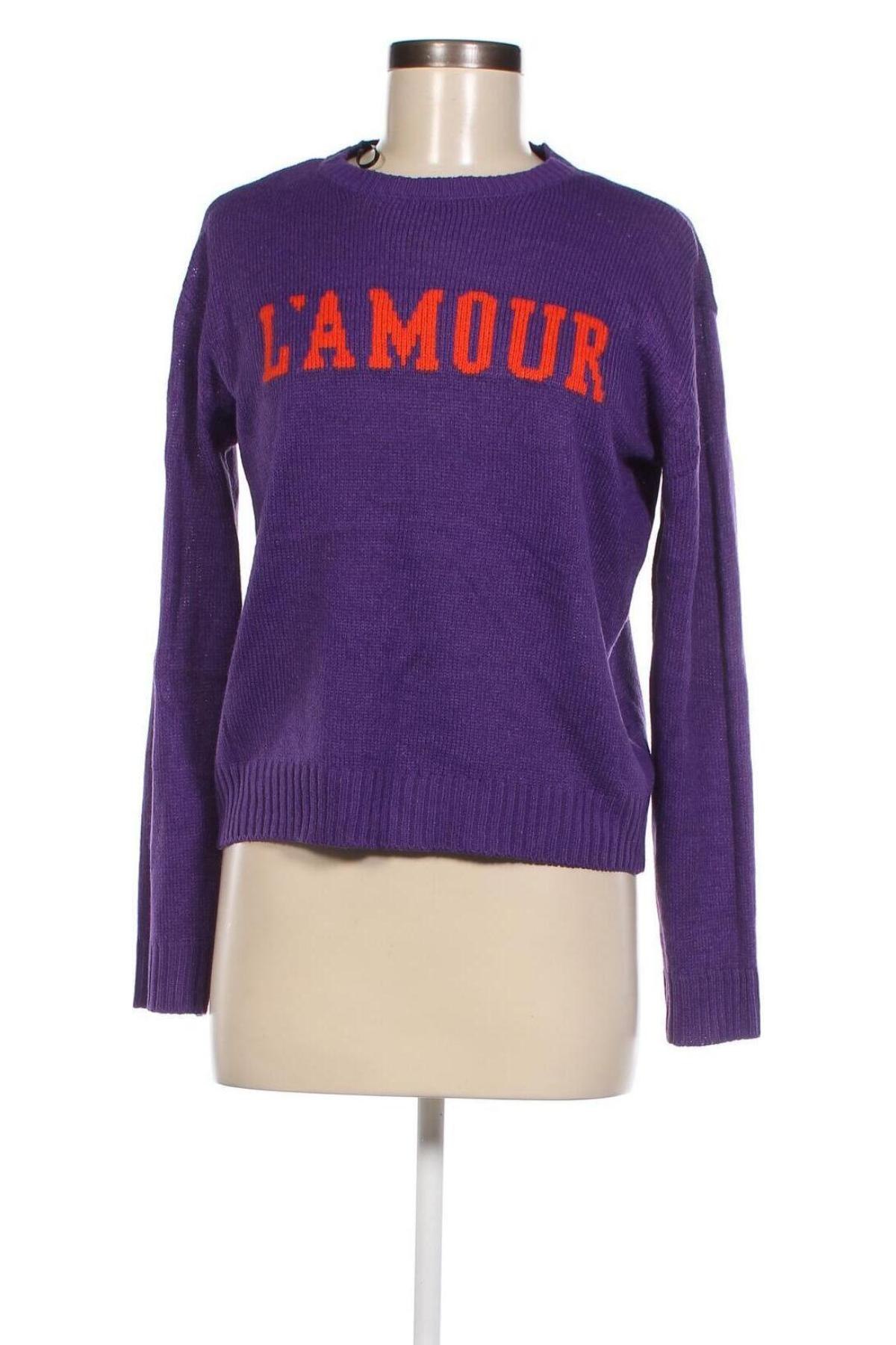 Дамски пуловер H&M Divided, Размер S, Цвят Лилав, Цена 5,22 лв.