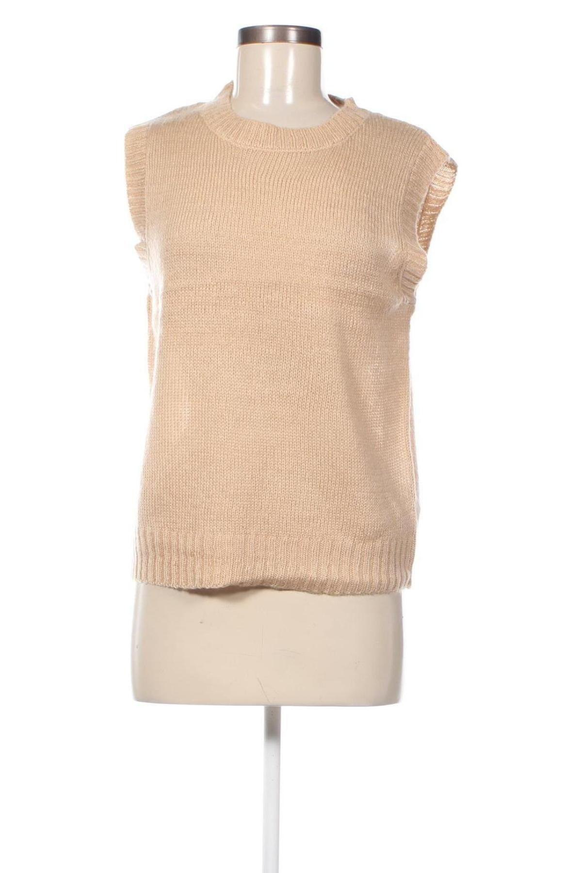 Γυναικείο πουλόβερ Ichi, Μέγεθος M, Χρώμα  Μπέζ, Τιμή 6,28 €