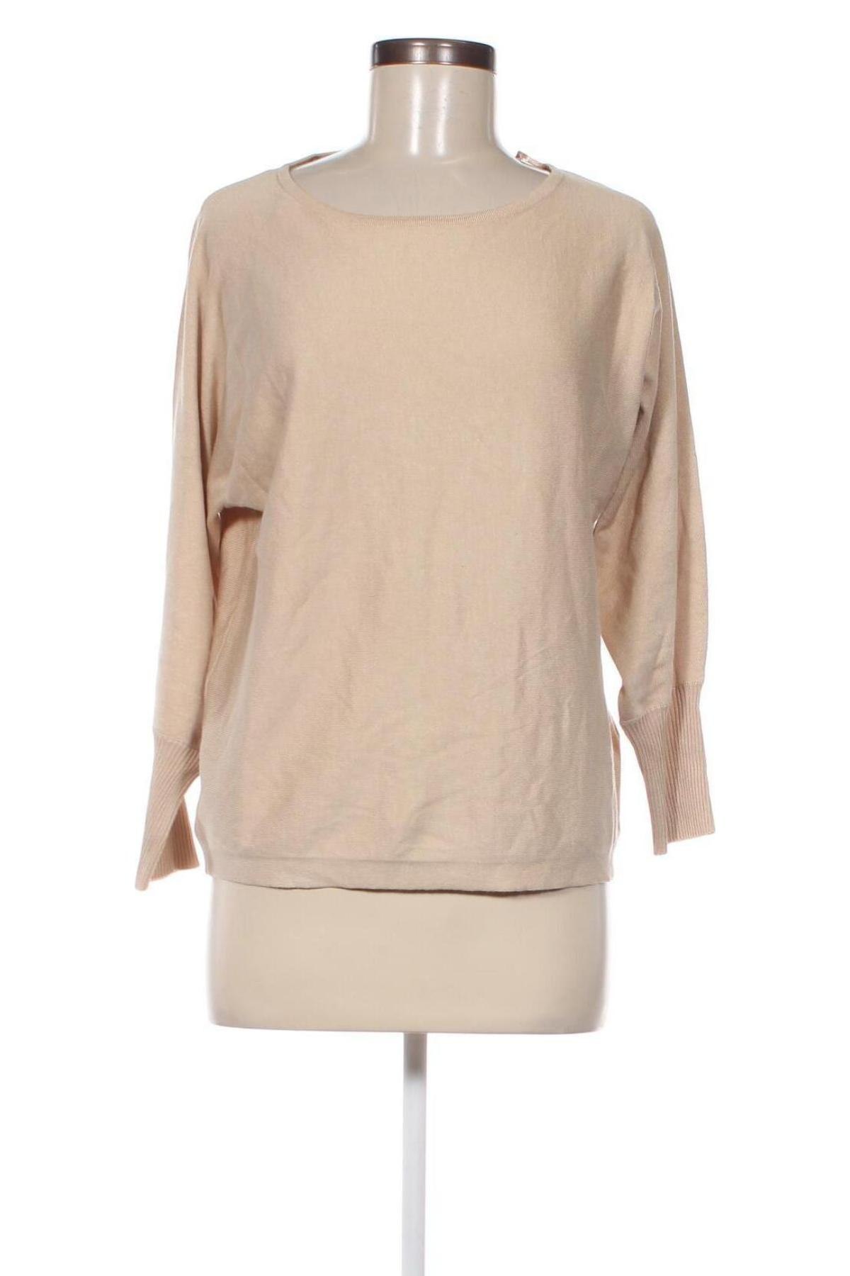 Дамски пуловер Janina, Размер S, Цвят Бежов, Цена 7,25 лв.
