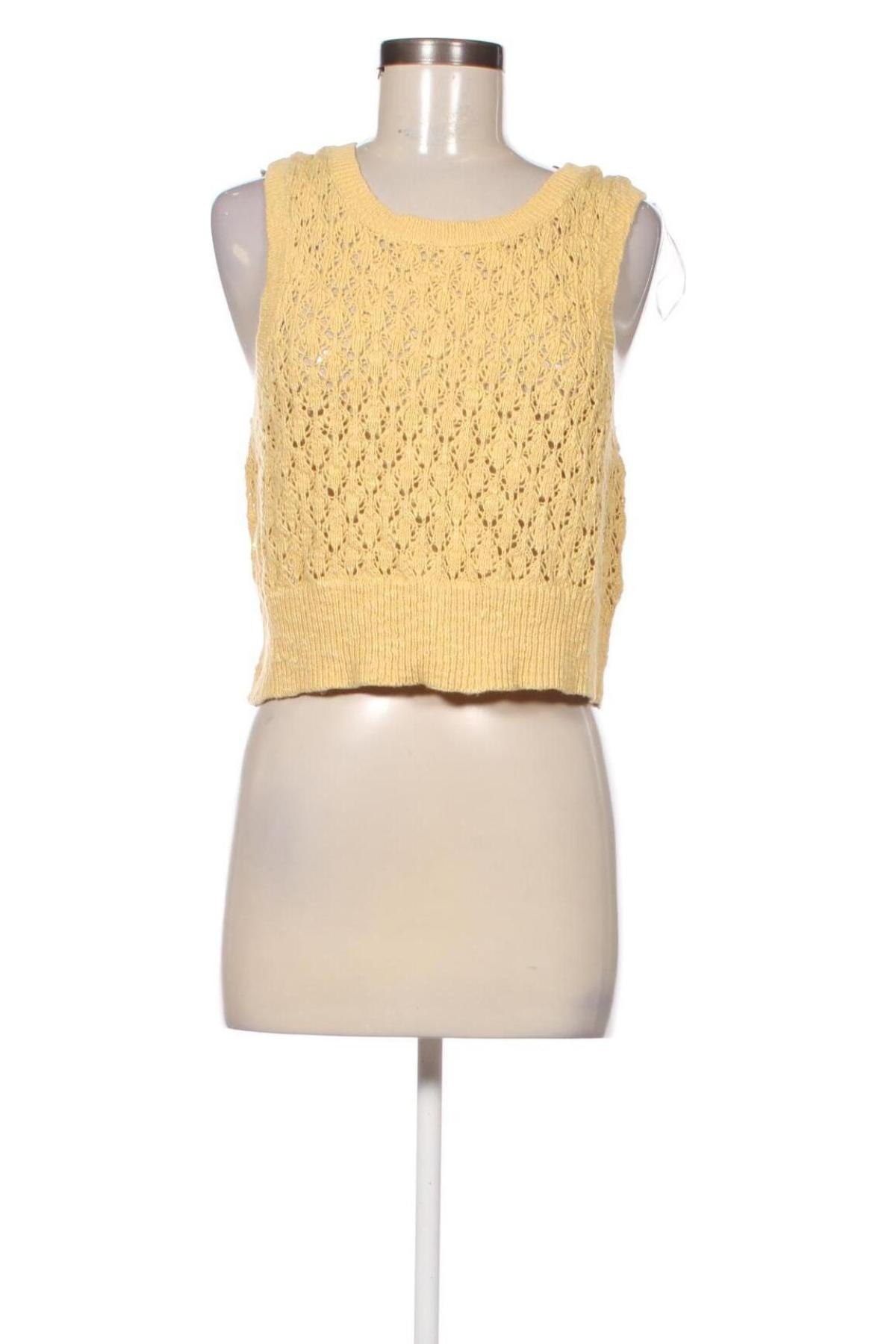 Γυναικείο πουλόβερ Monki, Μέγεθος L, Χρώμα Κίτρινο, Τιμή 4,29 €